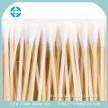 Cheap daily use/personal care wooden stick cotton swabs in zip bag